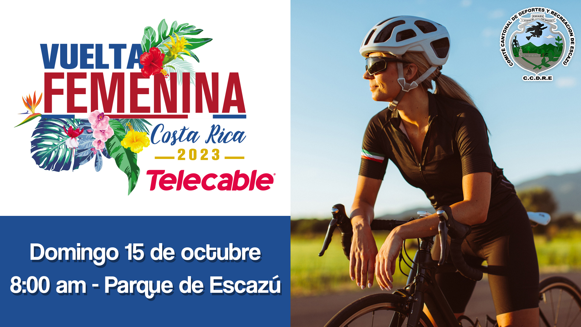 ¡Vuelta Ciclística Femenina Costa Rica 2023 se vivirá en Escazú